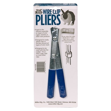 Miller Mfg Pet Lodge Wire Clip Pliers 2352